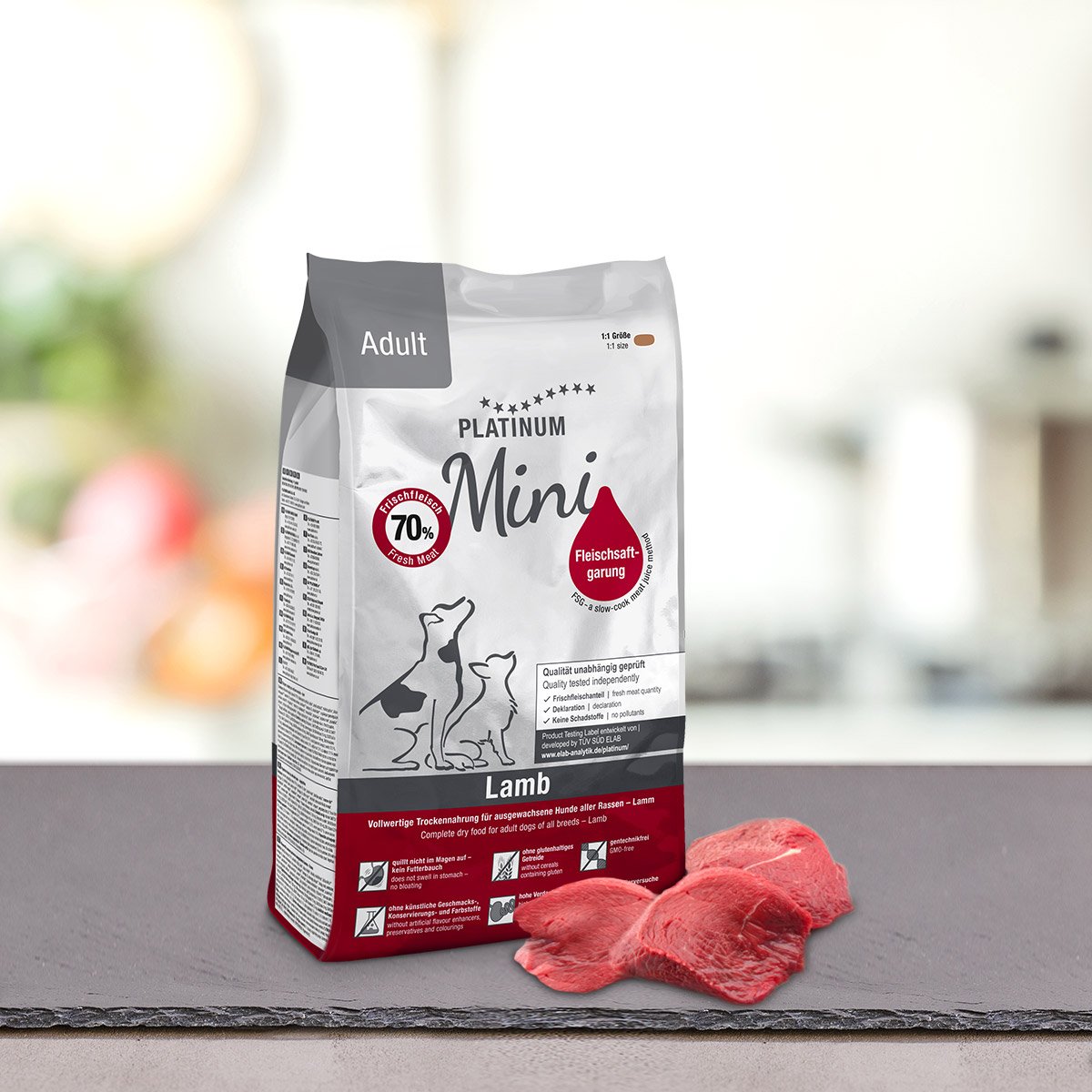 Platinum MINI Adult Lamb - Jehněčí granule pro psy 900 g