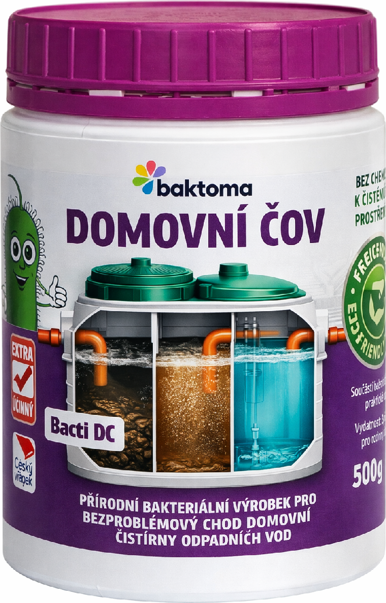 Baktoma Bacti DC - Bakterie do ČOV - 0,5kg BACTI DC: 0,5 kg