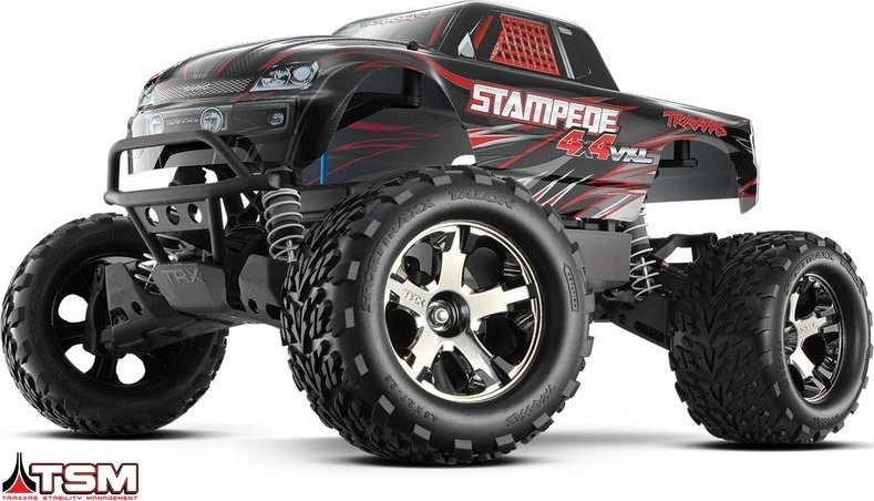TRAXXAS Traxxas Stampede 4WD 1:10 VXL 4WD TQi RTR červený