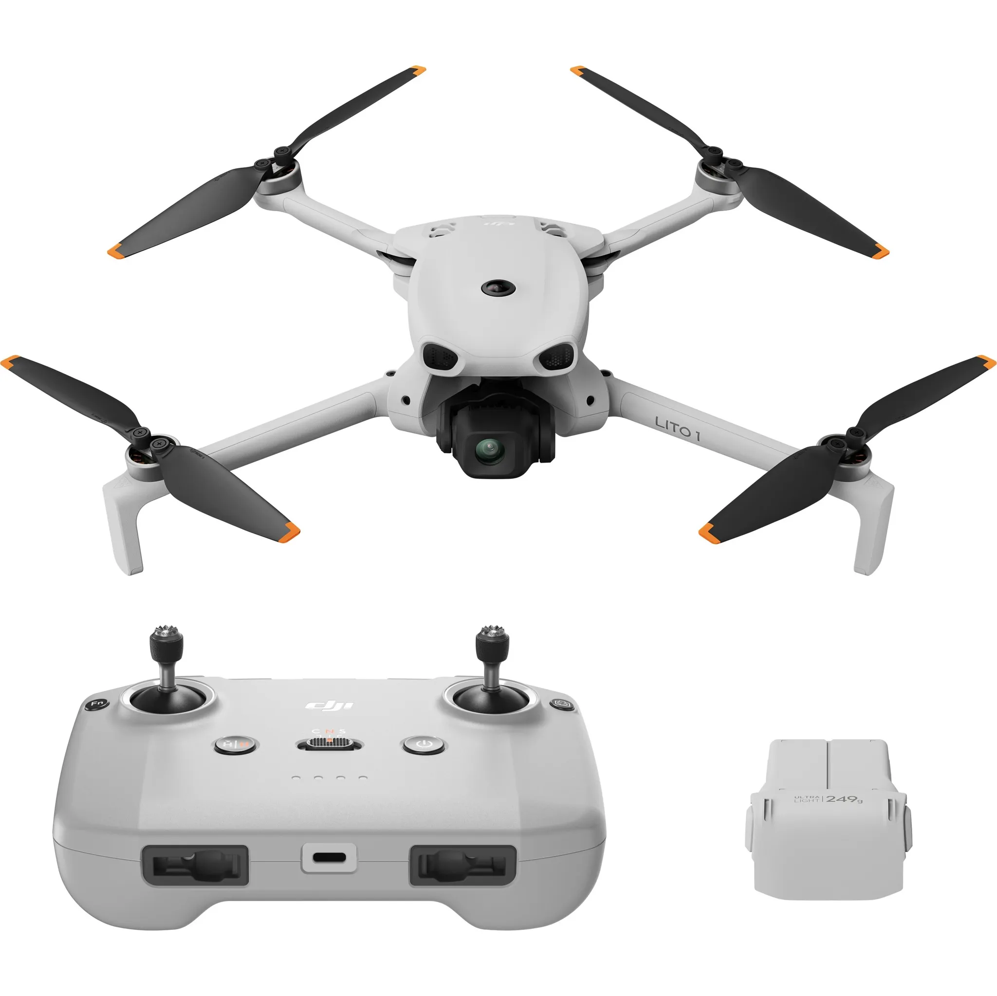 Fotografie 1 - Dron DJI Lito 1 (DJI RC-N3) šedý