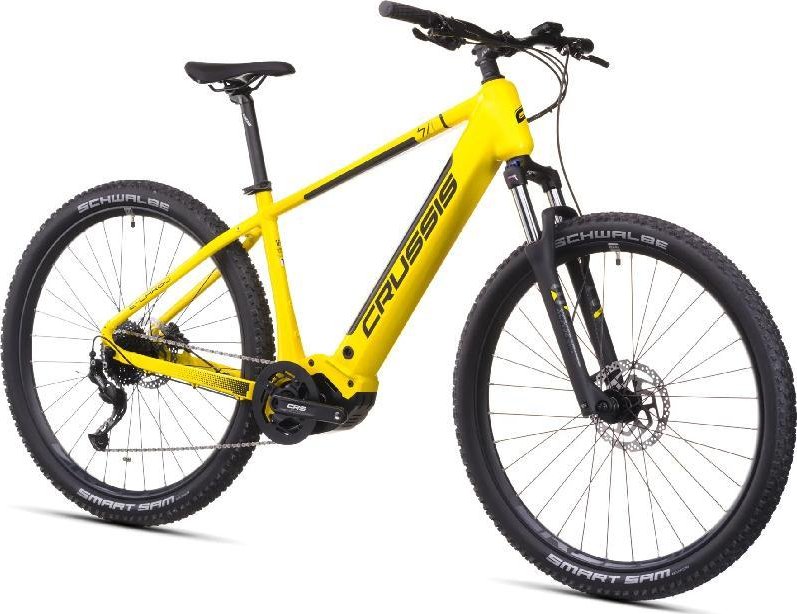 Elektrokolo CRUSSIS e-Largo 7.11-(715 Wh) 19,88Ah 29" ŽLUTÁ ČERNÁ - PŘEDVÁDĚCÍ KOLO č.24 2026 rám 20" + DOPRAVA ZDARMA