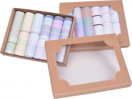 Kapesník dámský LUX L45 sada 6ks, varianta mix barev