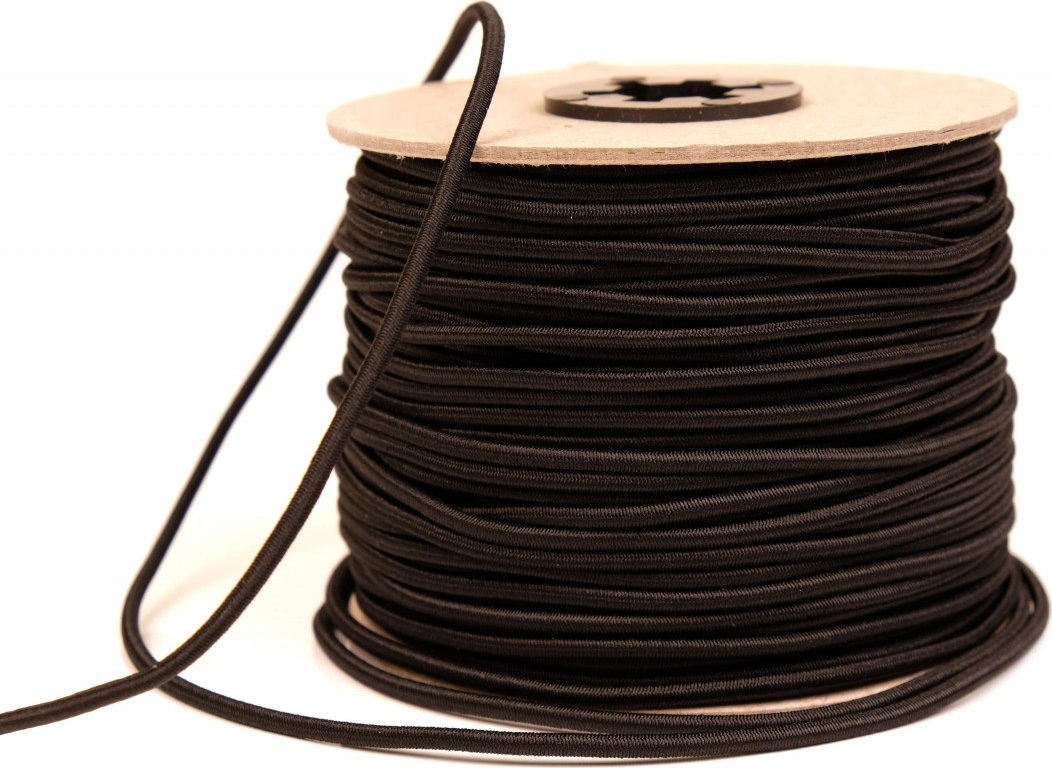 Pruženka klobouková šíře 2 mm, varianta černá