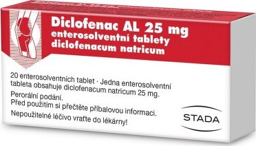 Diclofenac AL 25mg tbl.ent.20
