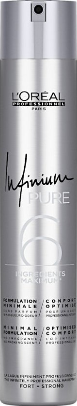 L'Oréal Professionnel Infinium Pure Strong hypoalergenní silný lak na vlasy 300 ml