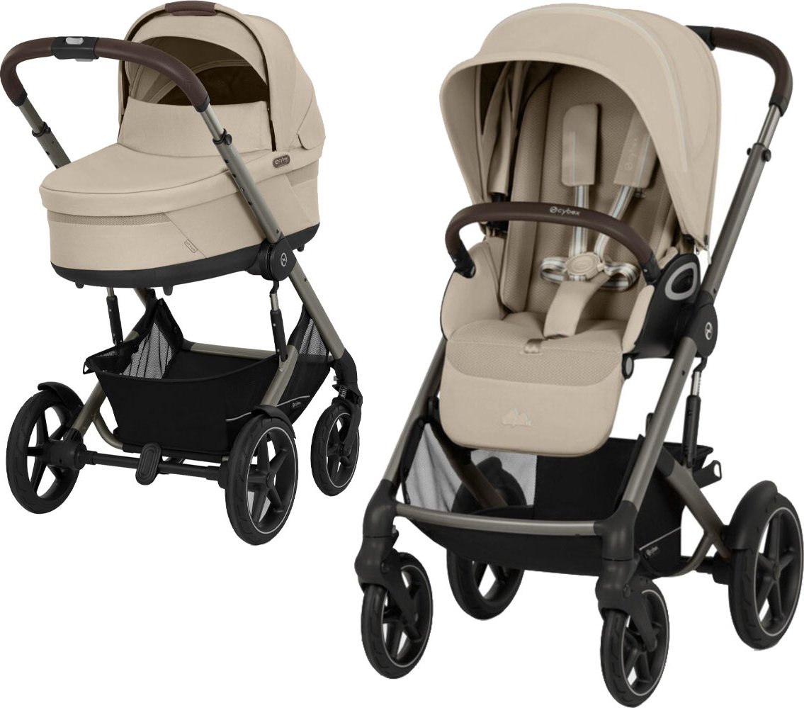 Kočárek CYBEX Talos S Lux včetně korby almond beige