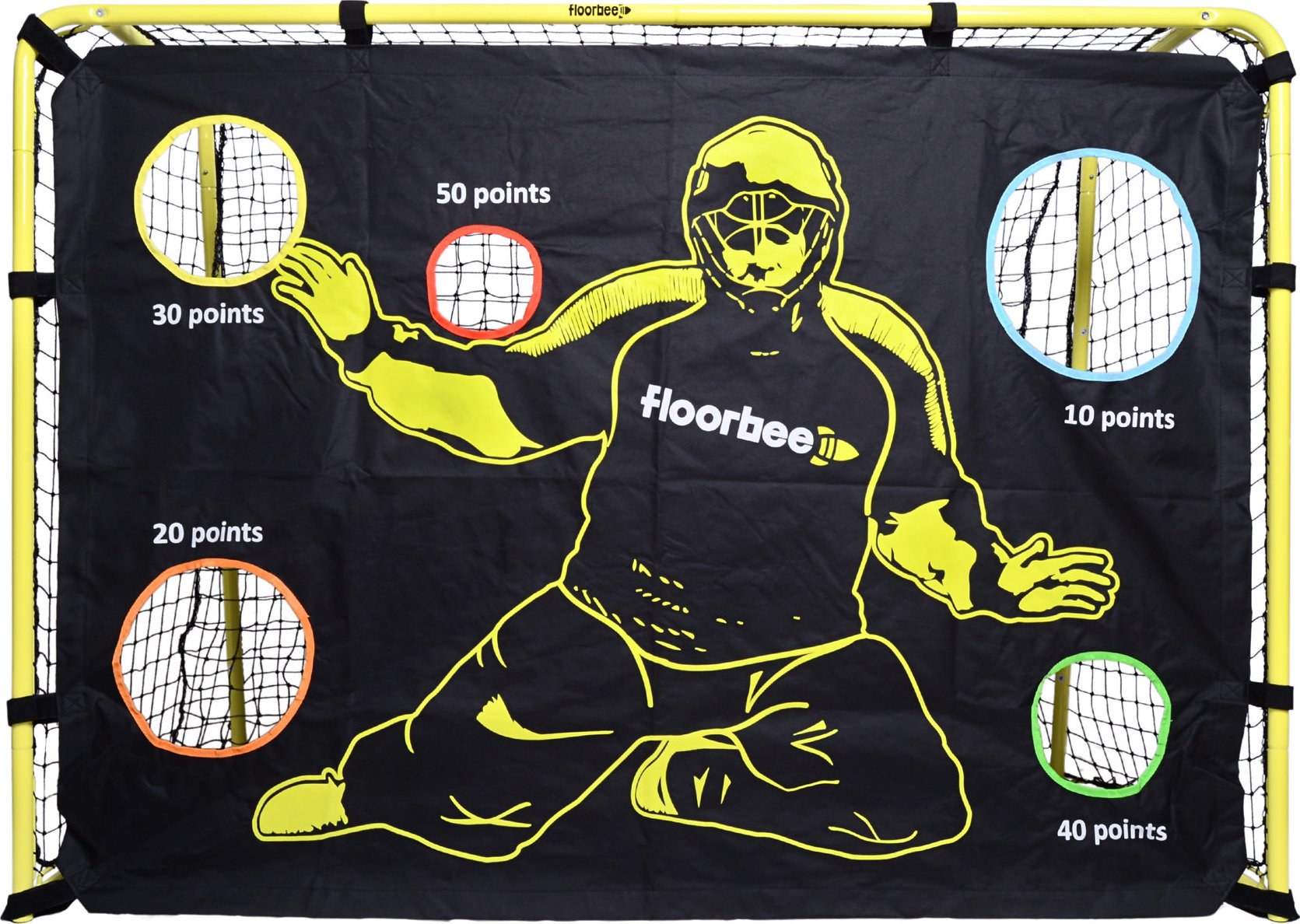 FLOORBEE SHOTCOOLER STOUPA 3.0 black Autobrankář - Goalie Buster černá, 120x90cm