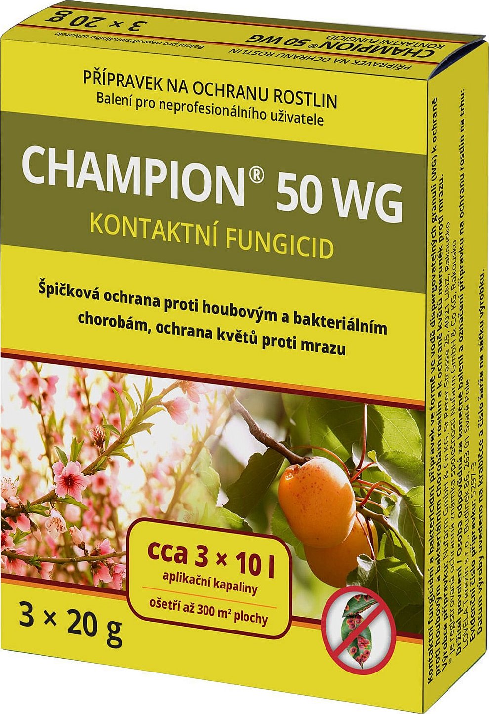 Champion 50 WG - 3x20 g