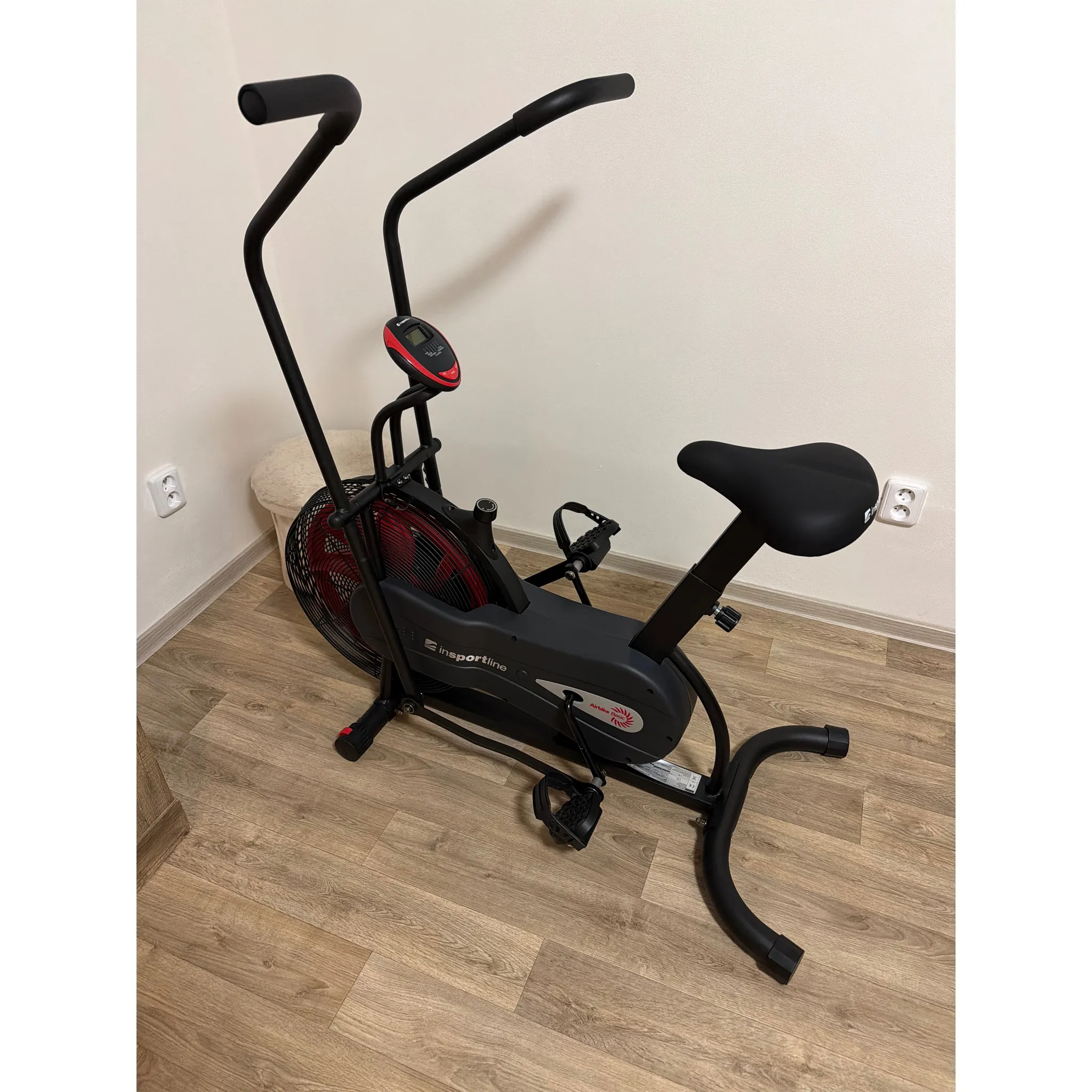 Fotografie 6 - Cyklotrenažér inSPORTline AirBike Basic II
