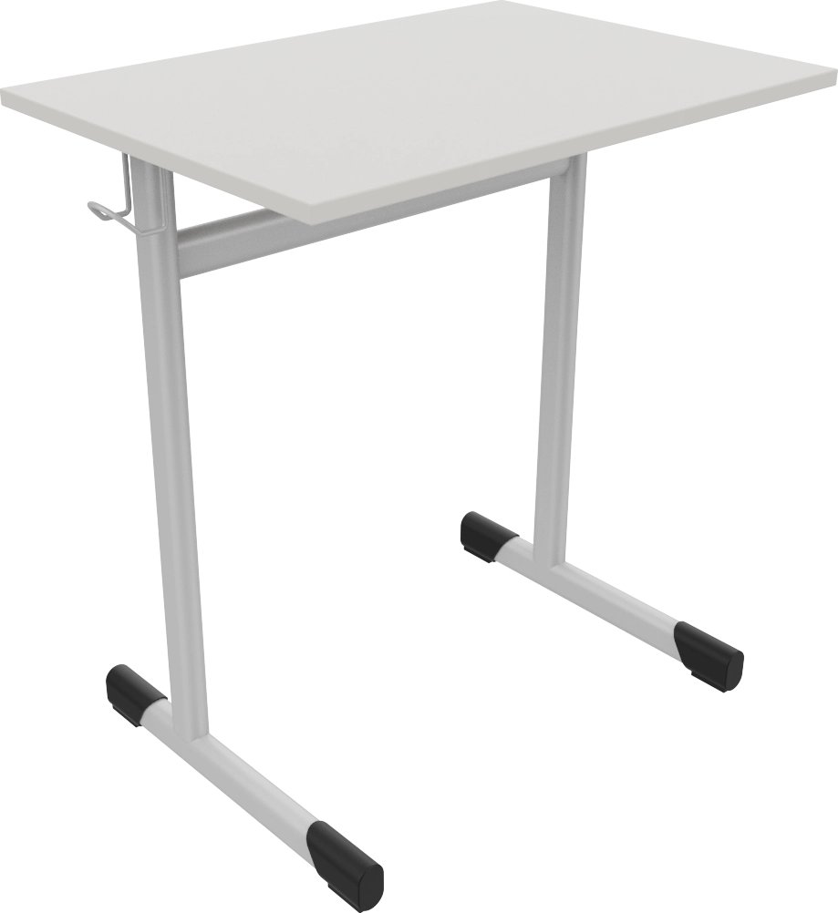 Novatronic SCHOLA Školní lavice HORIZONT jednomístná JL40 Barva kovové podnože: RAL 5002 - Ultramarínová, Pracovní deska: B - tl. 18 mm, oblý roh R80, 2mm ABS hrana, Dekor: Žlutá + 100 Kč