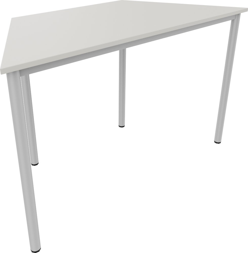 Novatronic SCHOLA Stůl - lichoběžník Barva kovové podnože: RAL 5002 - Ultramarínová, Dekor: Bílá, Deska stolu: 130x65x65 cm | Stůl S41