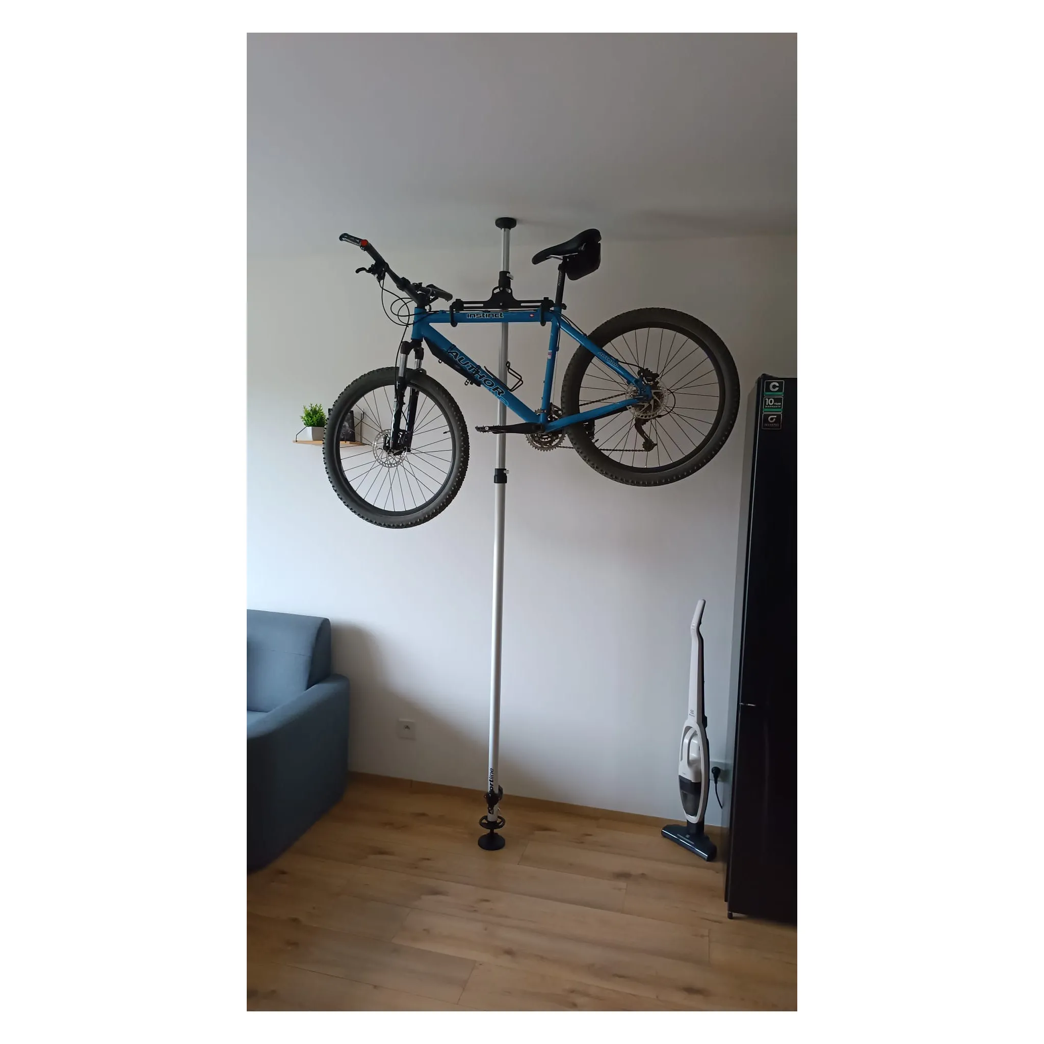 Fotografie 12 - Držák na kolo inSPORTline Bikespire II 27823 stříbrný/černý
