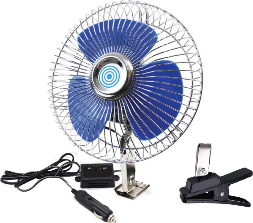 Kovový ventilátor 12V pro osobní automobily, Cfan-15 AMiO 01104