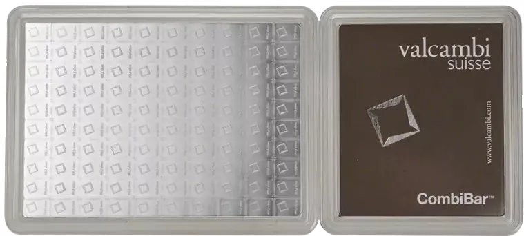 Valcambi Combi Bar investiční stříbrný slitek 100x 1 g