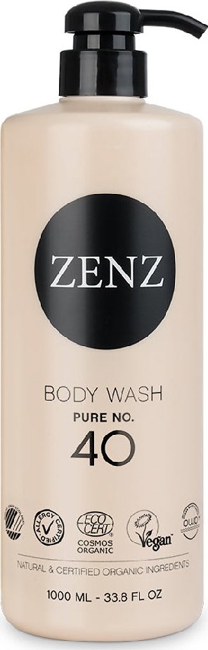 ZENZ Organic Body Wash Pure No. 40 tělové mýdlo vhodné pro citlivou pokožku a alergiky 1 l