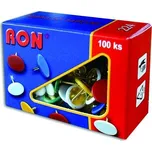 RON 224 připínáčky 8 mm barevné 100 ks