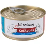All Animals Kočkopes konzerva steak z…