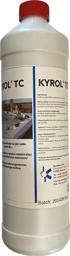 KYROL TC 1 kg /800 ml/ - bezchlorová dezinfekce vody