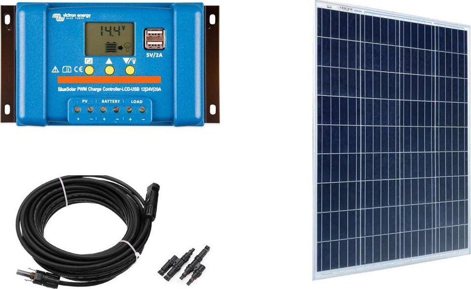 Solární sestava Victron Energy Caravan PWM nominální výkon (wp) 175