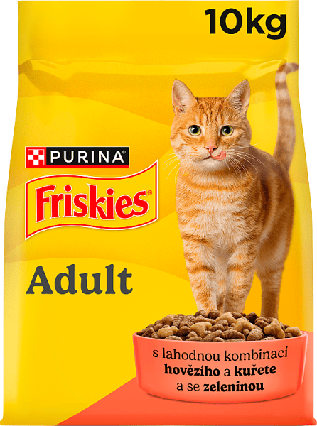 Friskies s hovězím, kuřetem a zeleninou 10 kg