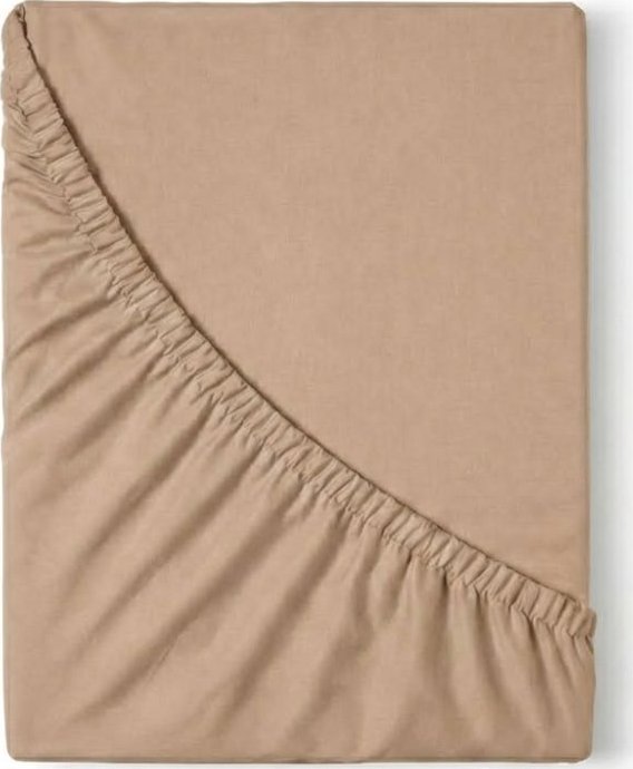 Kvalitex Jersey prostěradlo světle béžové 200x200cm