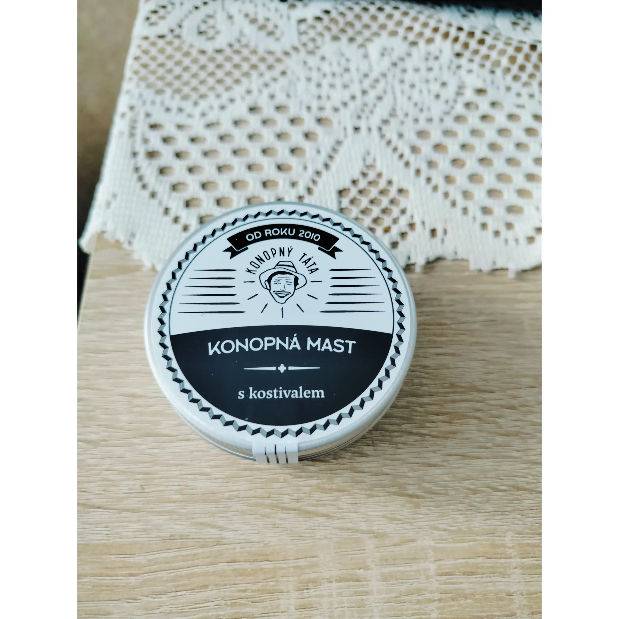 Fotografie 4 - Masážní přípravek Konopný táta Konopná mast s kostivalem 80 ml