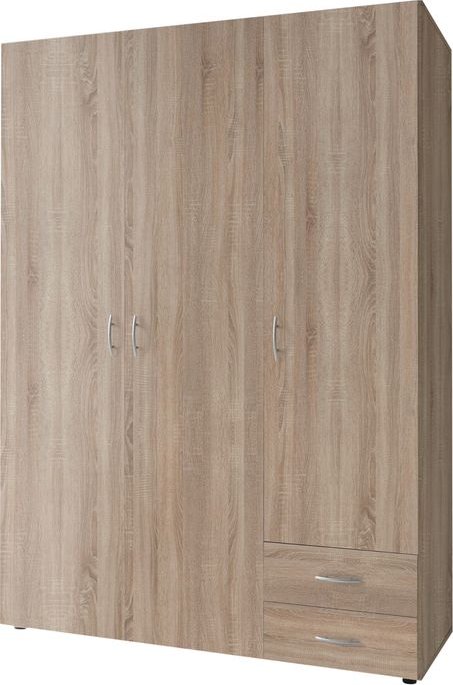 Šatní skříň SEBA 3 dub sonoma klasický