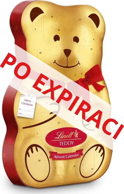 Lindor Lindt Lindt TEDDY Adventní kalendář PO EXPIRACI 310g