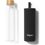 Vilgain Skleněná láhev s bambusovým…