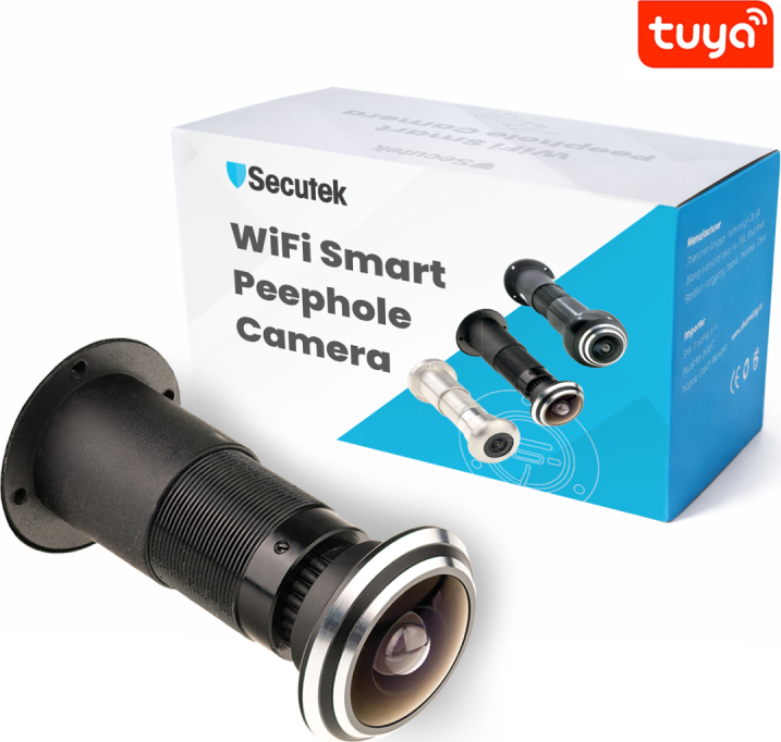 WiFi dveřní kukátko Secutek SKI-DF2MP178-T