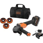 Black & Decker BCG6L8D1S-QW 115 mm + 2…