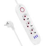 Maclean Prodlužovací kabel 3x USB…