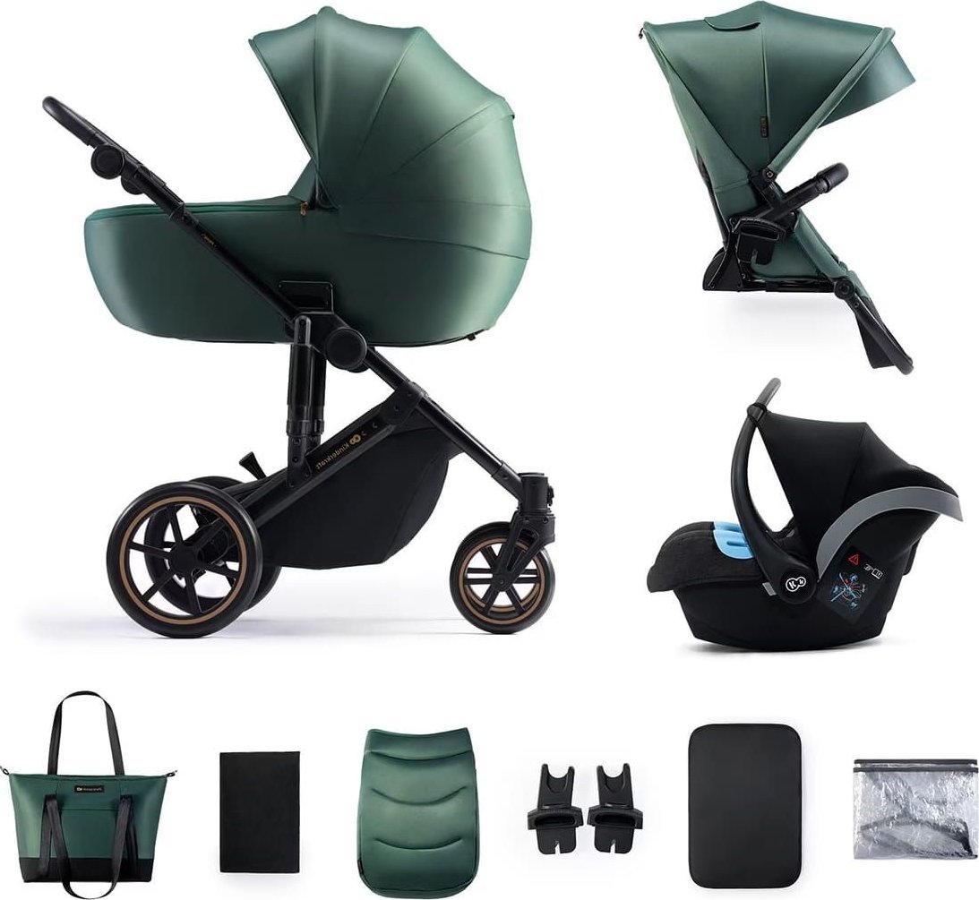 Kinderkraft Prime 2 3v1 Premium Dark Green 2024