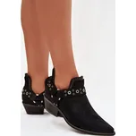 Dámské kotníkové boty s výřezy a pásky…