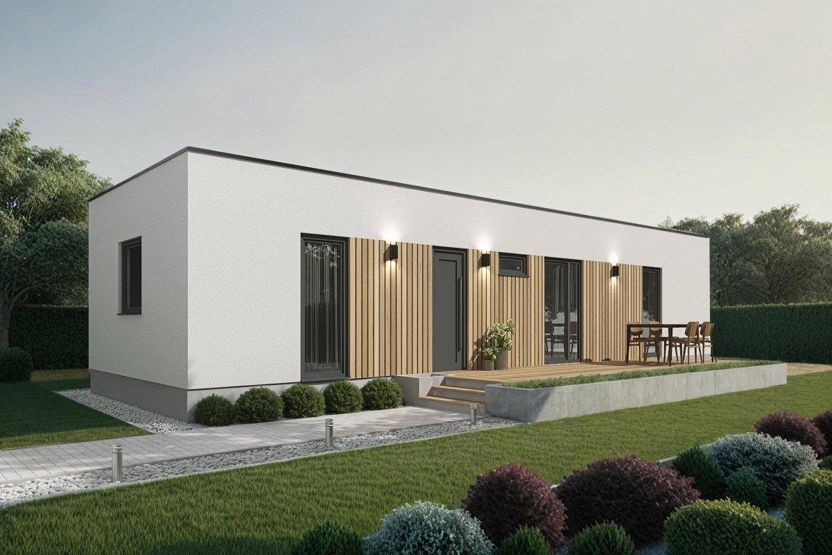 Modulový dům - Beta 13 x 4,5 m, 4+KK 58 m2