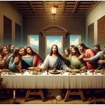 Diamantové malování Poslední večeře…