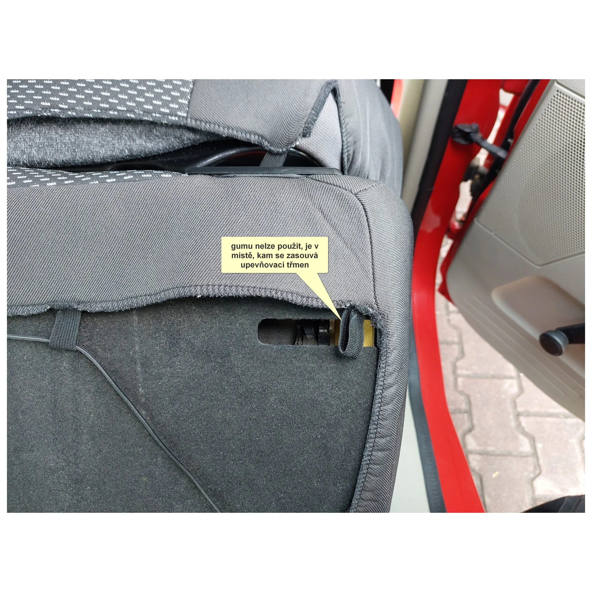 Fotografie 3 - Potah sedadla Automega Ford Fusion 2002-2013 dynamic grafit