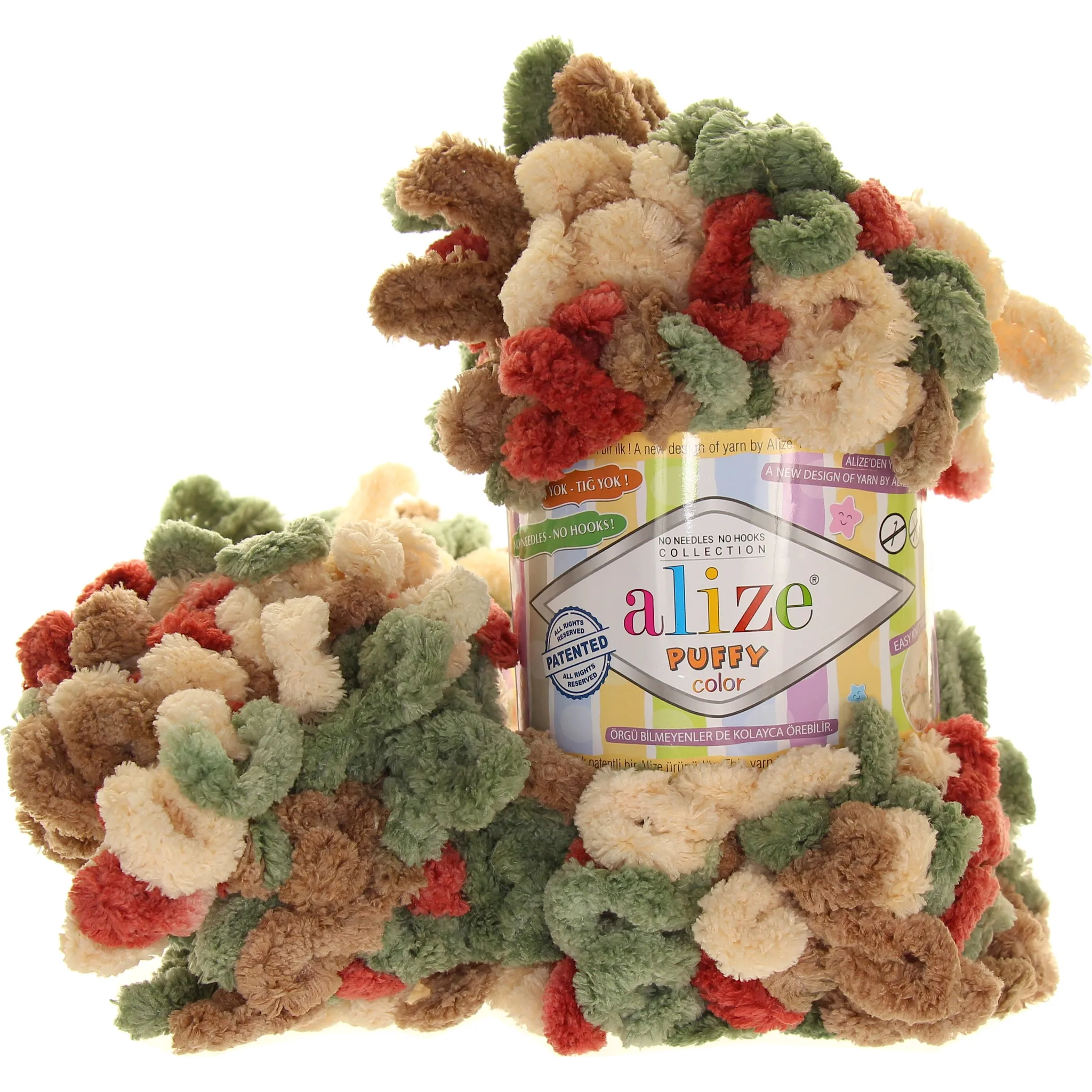 Fotografie 2 - Příze Alize Puffy Color 6039