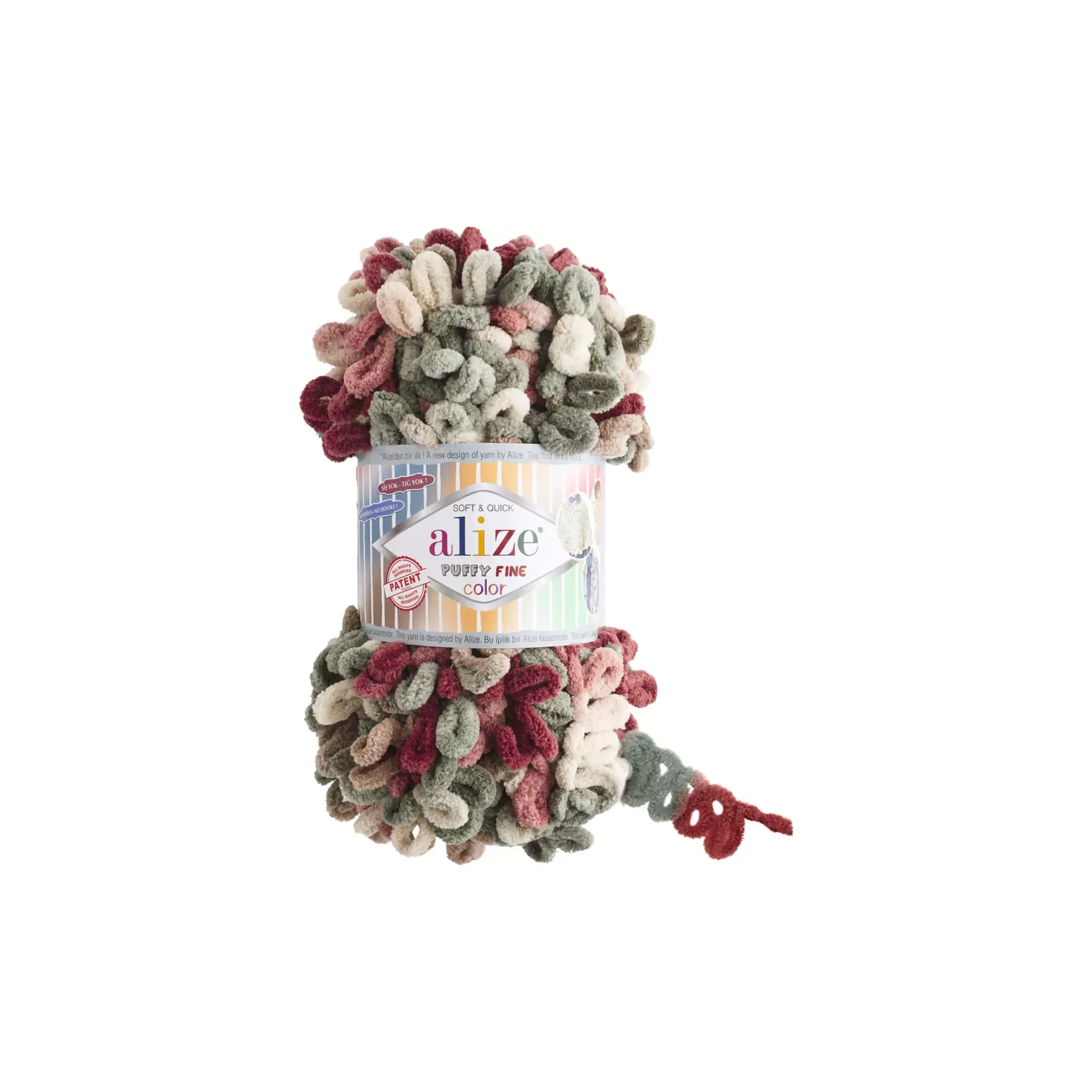 Fotografie 3 - Příze Alize Puffy Color 6039