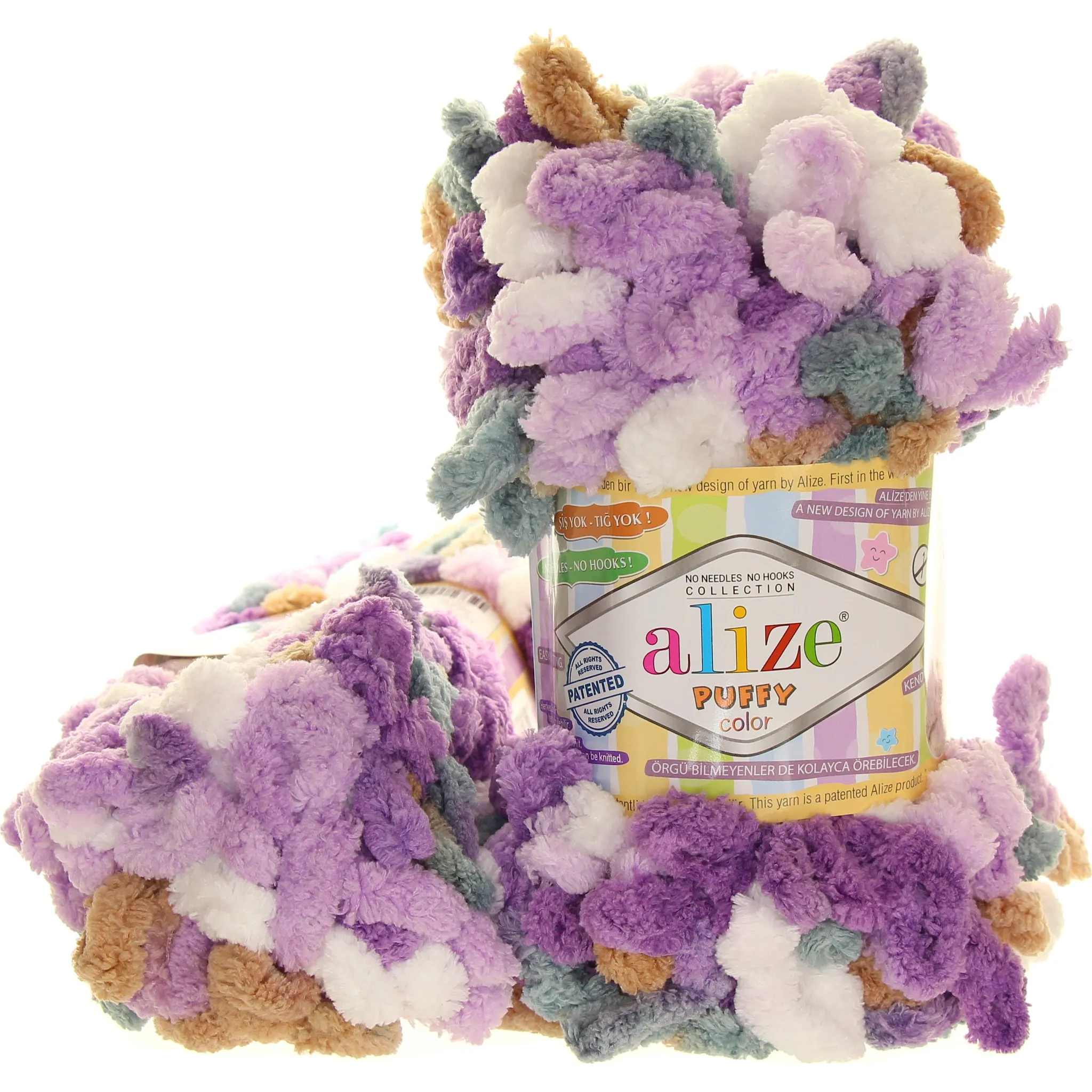 Fotografie 2 - Příze Alize Puffy Color 6522
