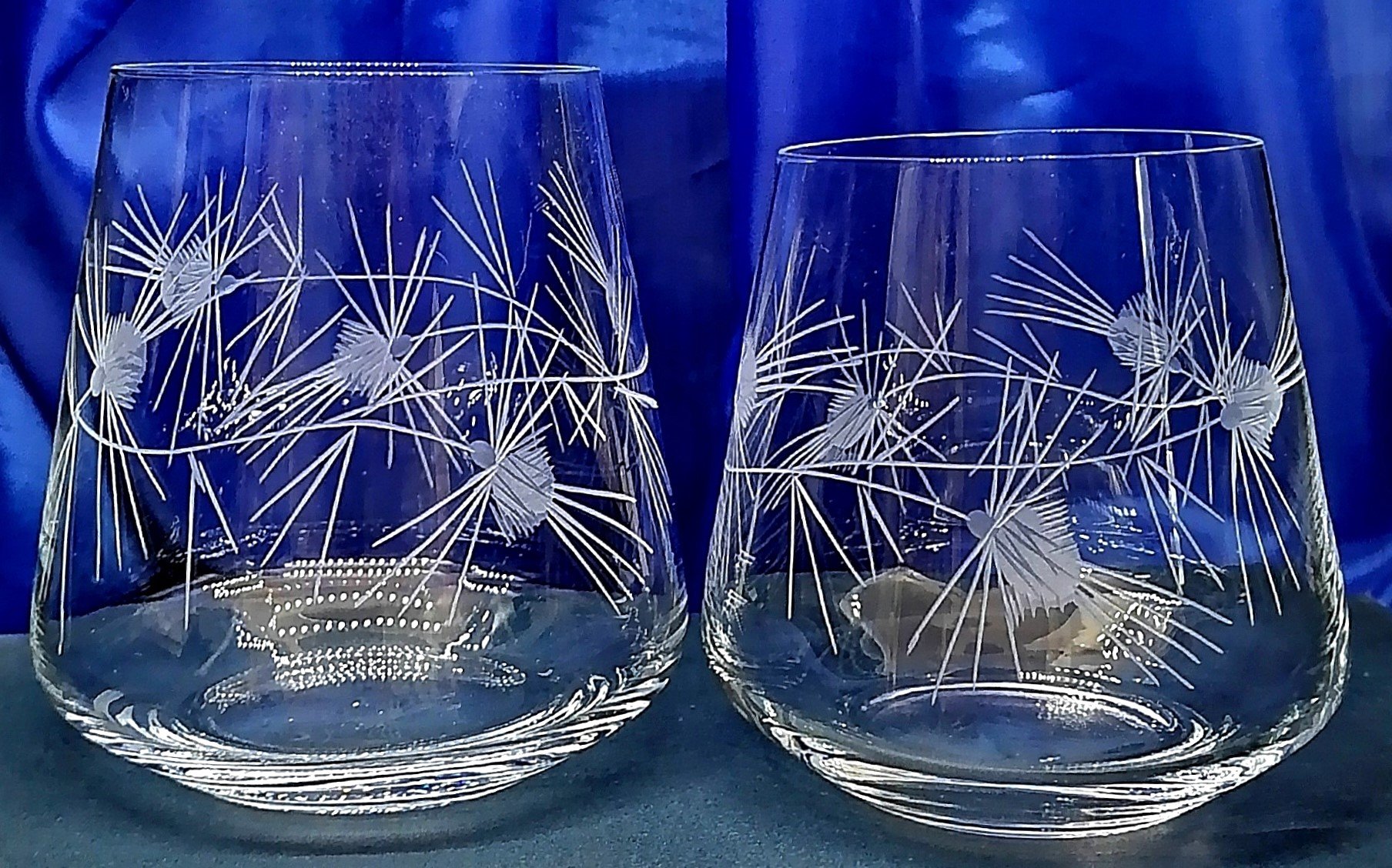 LsG-Crystal Skleničky broušené na karibský rum dekor Kanta WU-196 370ml 6 Ks.