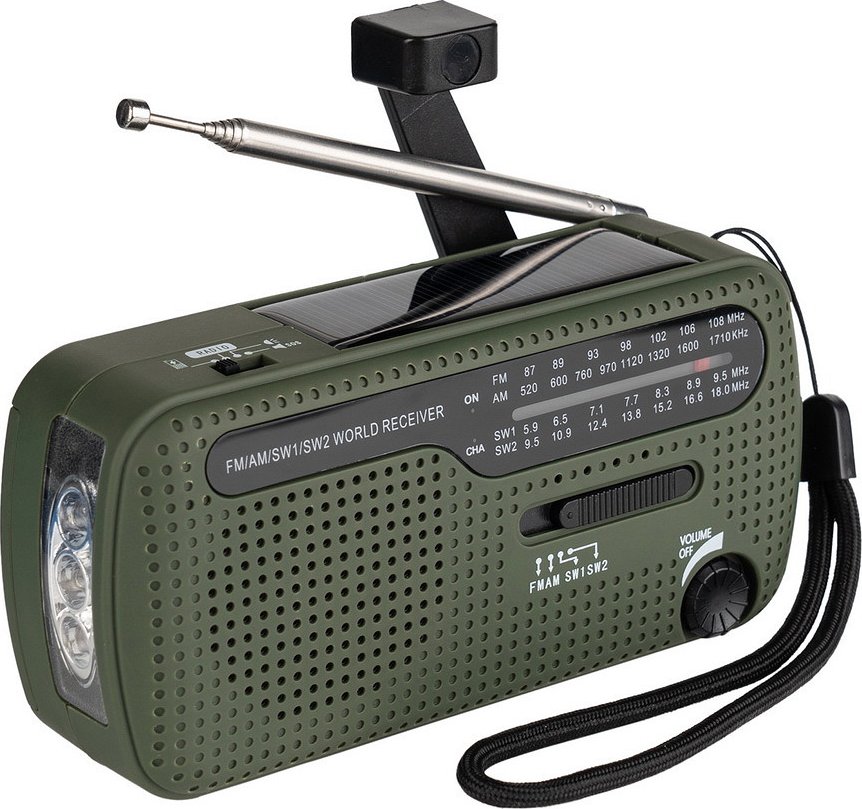 Fosco Industries® Fosco Survival Radio - SW1/SW2/FM/AM