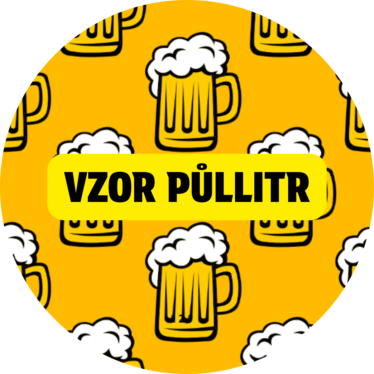 Dárky pro pivaře - BeerDrop Narozeninové pivo s vlastním vzkazem, 6x plechovka 0,5l Vzor: Vzor Půllitry, Styl: Ležák