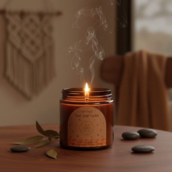 Sójová svíčka Carnatia Magic Within You – Patchouli 80g