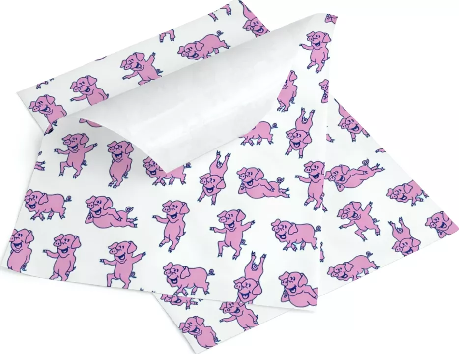 Řeznický papír potisk Prasátka - 25 × 35 cm karton 12,5 kg