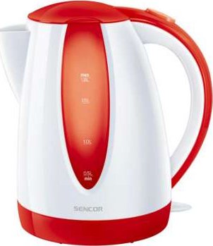 Rychlovarná konvice Sencor SWK 1814RD - plastová, červená, 1,8 l