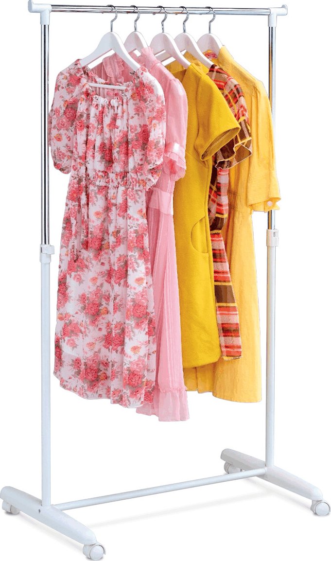 Stojan na šaty, kov, černá, ABD-1201 BK Barva: Bílá