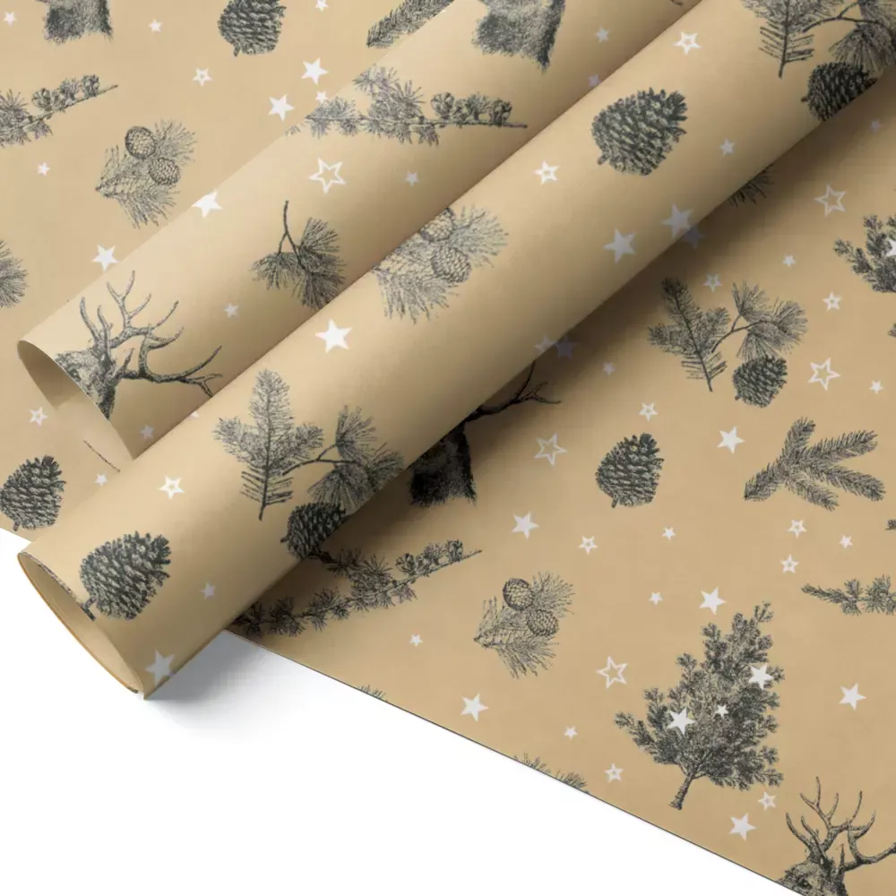 Vánoční balicí papír - Vánoce 093 - 70 × 200 cm karton (60 rolí)