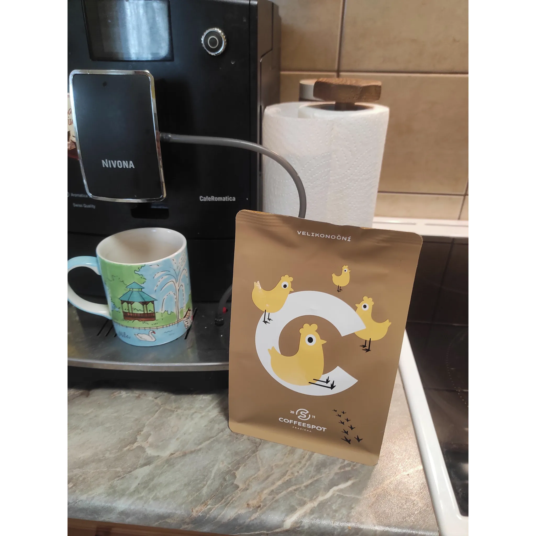 Fotografie 5 - Káva Coffeespot Velikonoční káva zelená 2026 zrnková 250 g