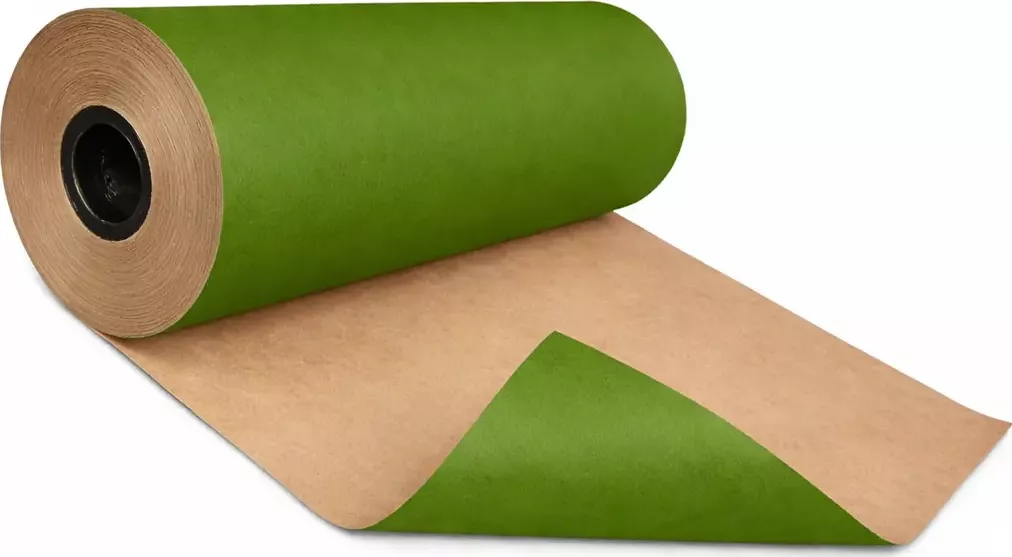 Balicí papír květinový zelený role - 50 cm 10 kg